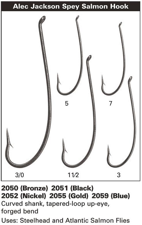 Daiichi 2061 Alec Jackson Heavy Wire Spey Hook - Black – Fly Artist